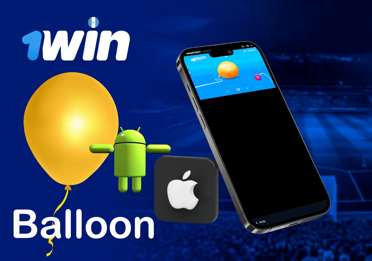 Juega a Balloon a través de la aplicación móvil de 1Win.