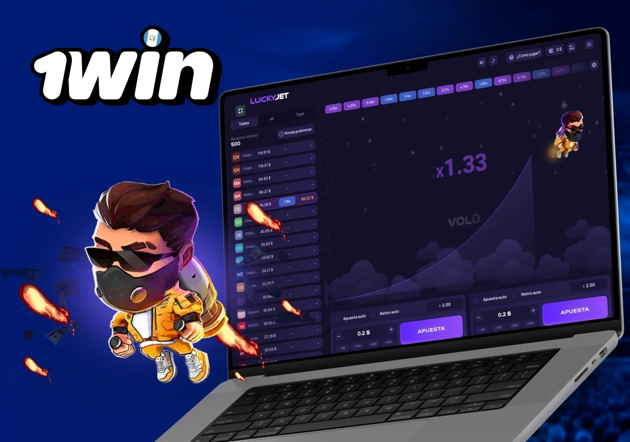Un emocionante juego Lucky Jet en la plataforma de casino en línea